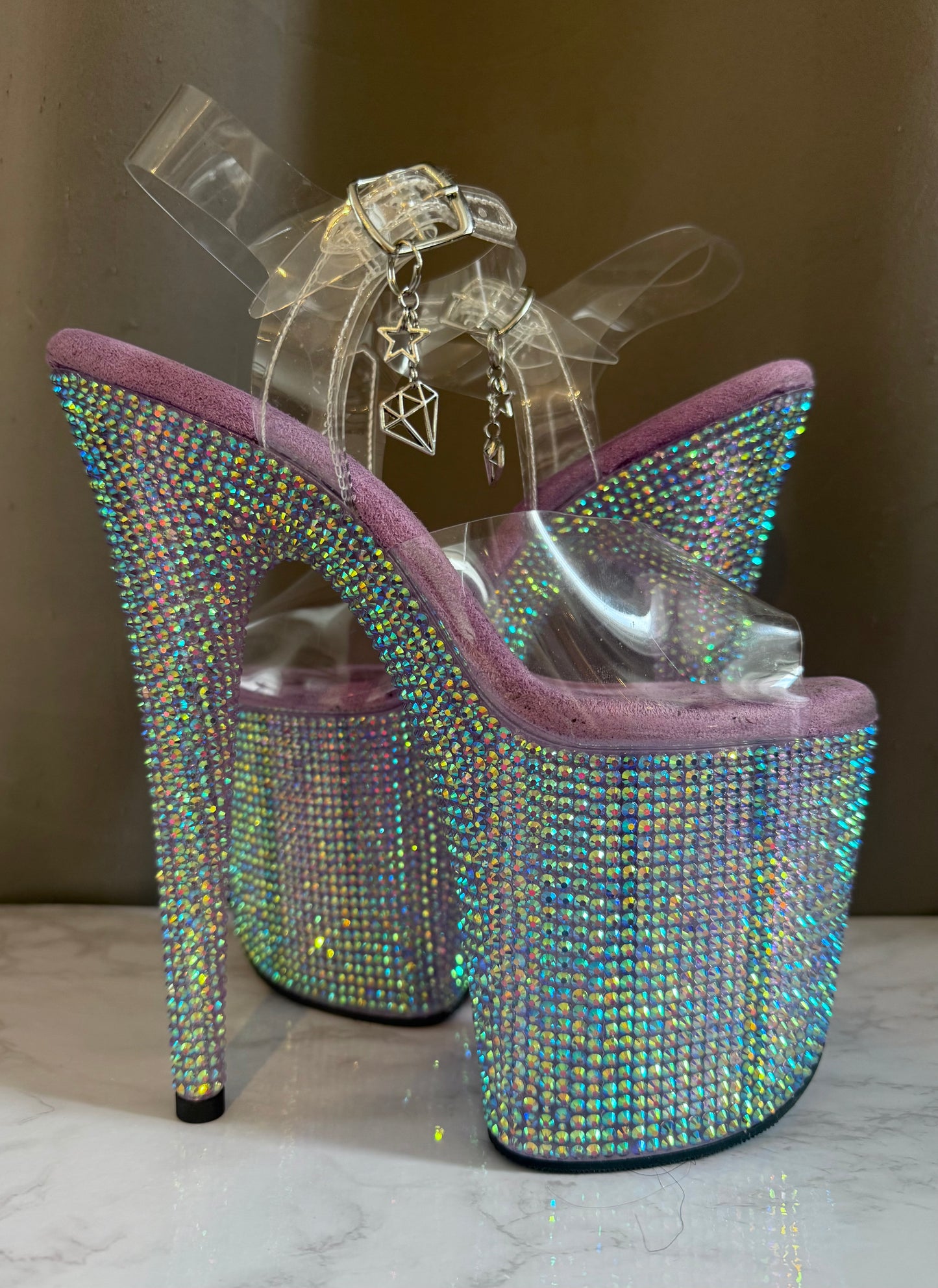 ‘Diamond’ Heel Charms