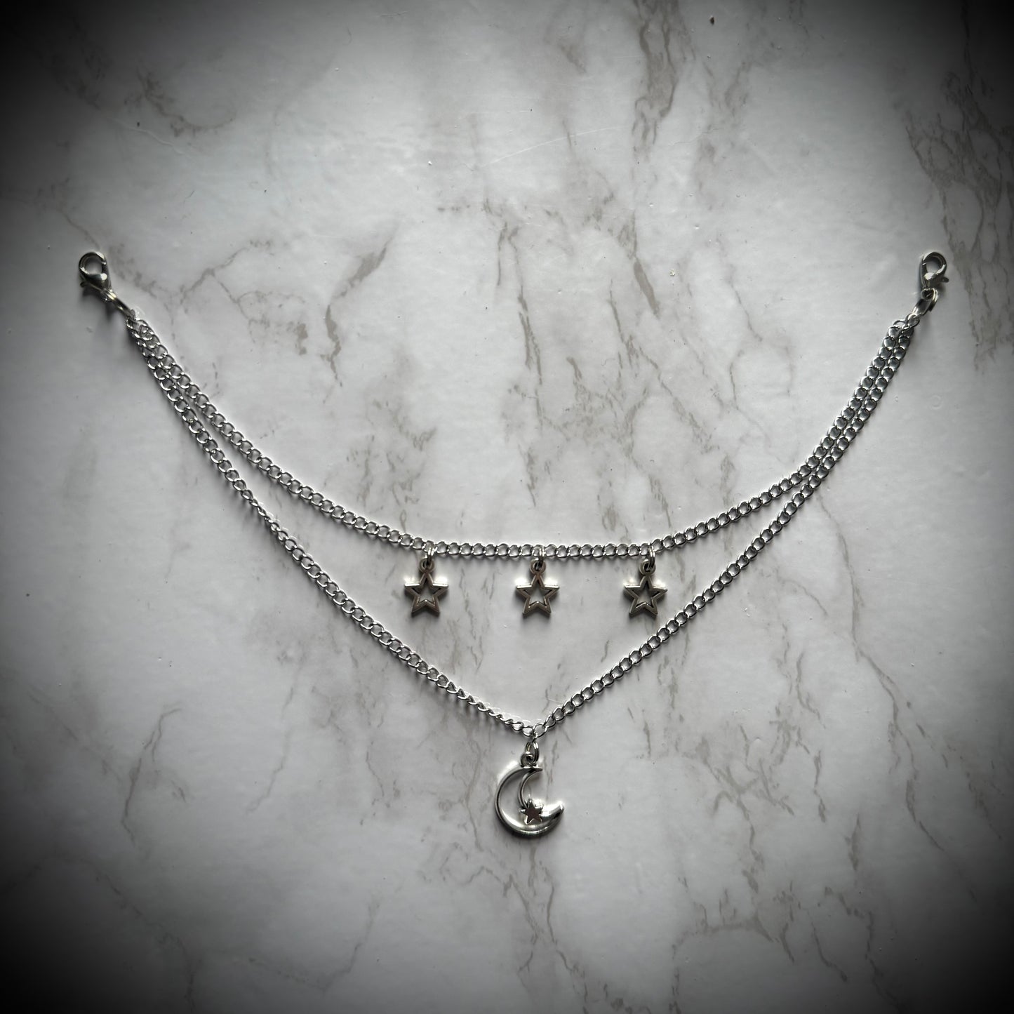 ‘Star Struck’ Boot Chains (Crescent Moon Double Chains)