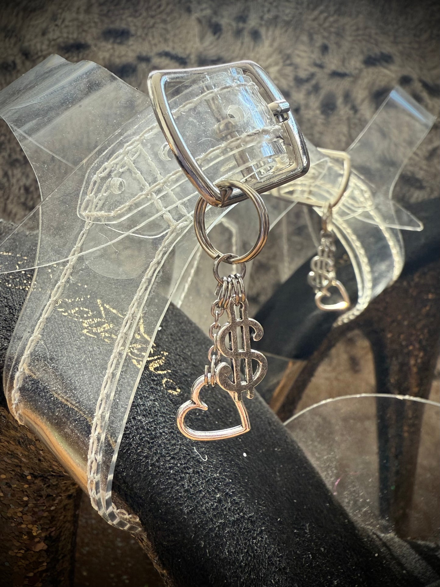 ‘Love & Money’ Heel Charms (Heart/Dollar Sign)