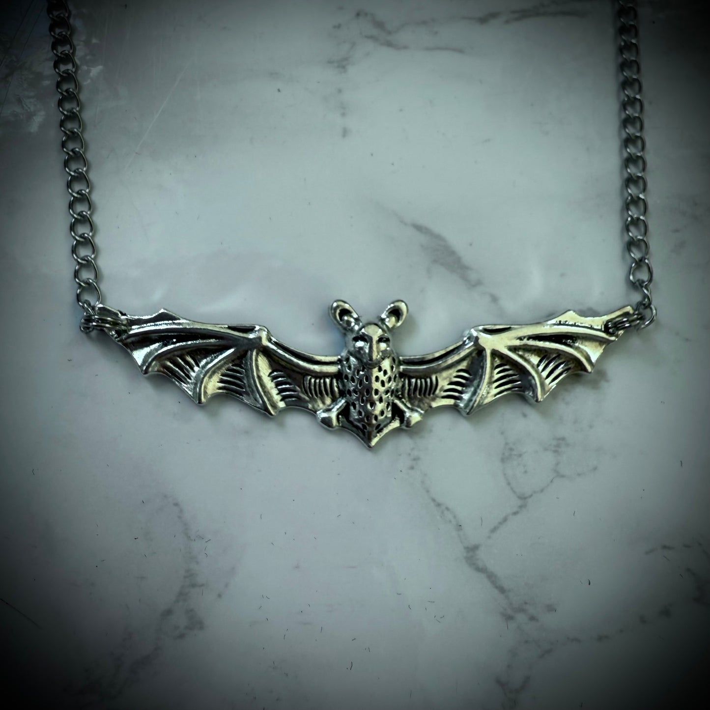 ‘Morticia’ Boot Chains (Vampire Bat)