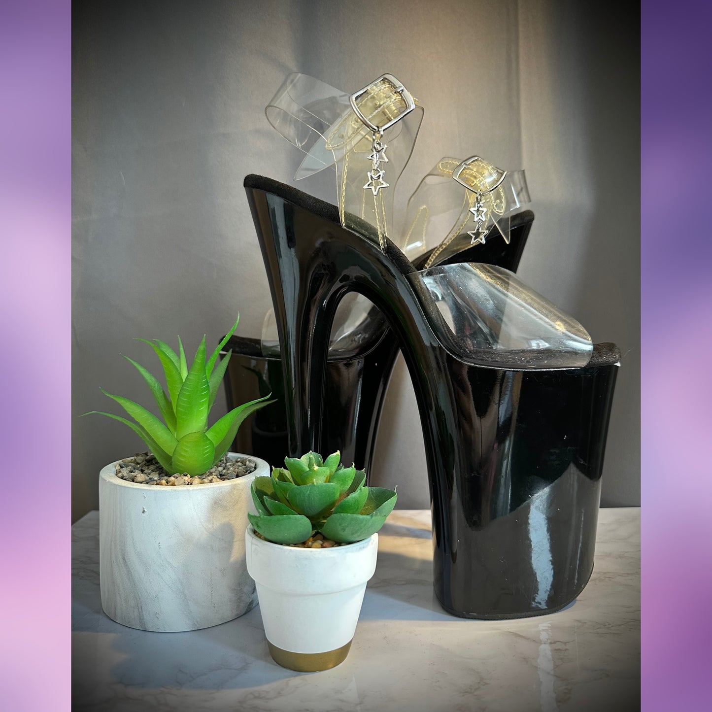 ‘Star Struck’ Heel Charms (Crescent Moon)