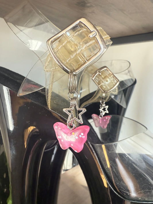 ‘Butterfly’ Heel Charms (Pink) - Limited Edition