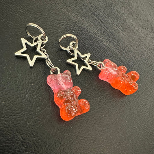 ‘Yummy Gummy’ Heel Charms (Pink/Orange)