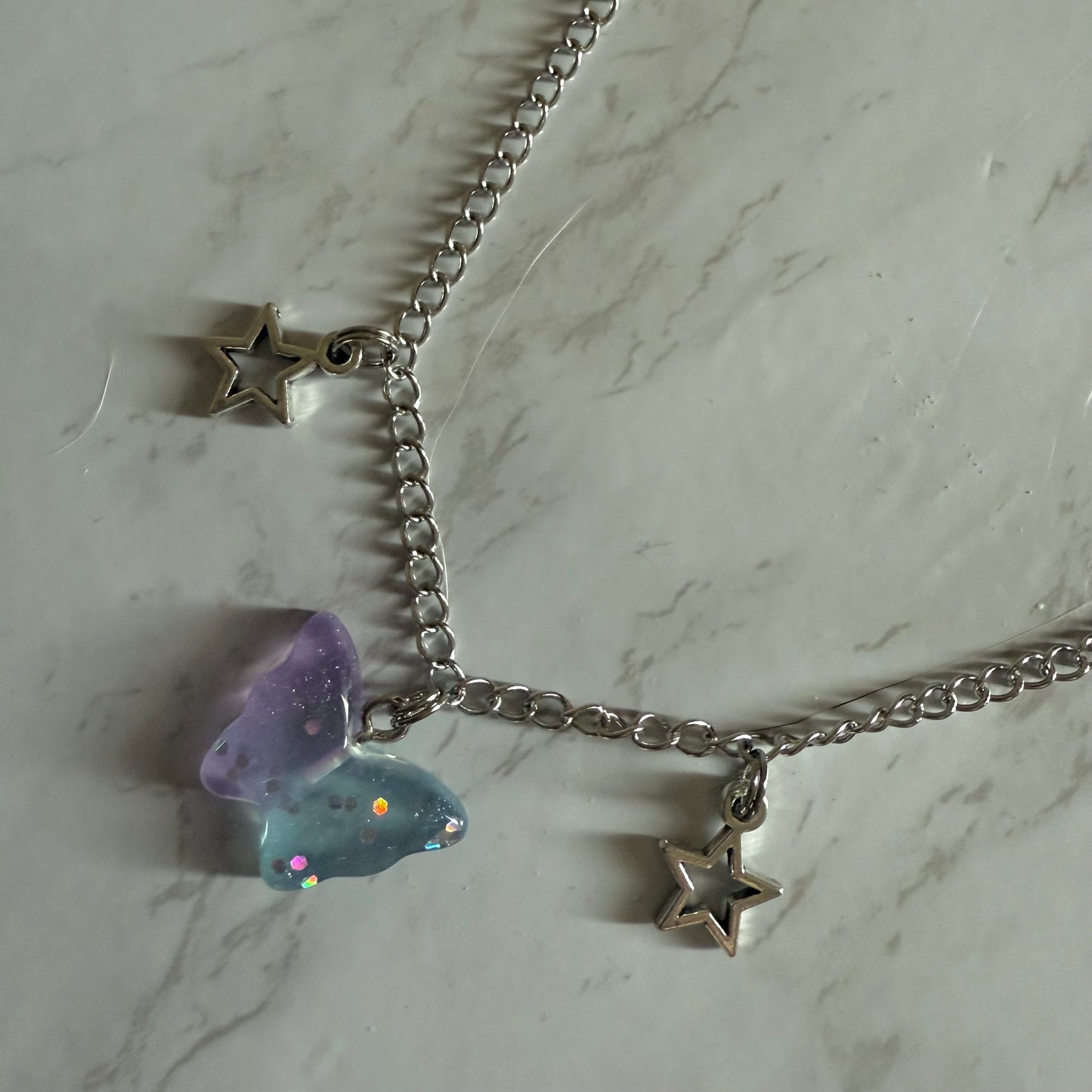‘Butterfly’ Shoe Chains (Blue/Purple) - Limited Edition
