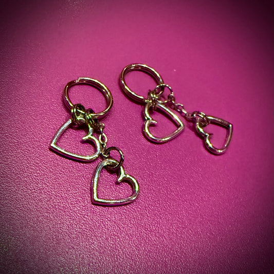 ‘Sweetheart’ Heel Charms (Double Heart)