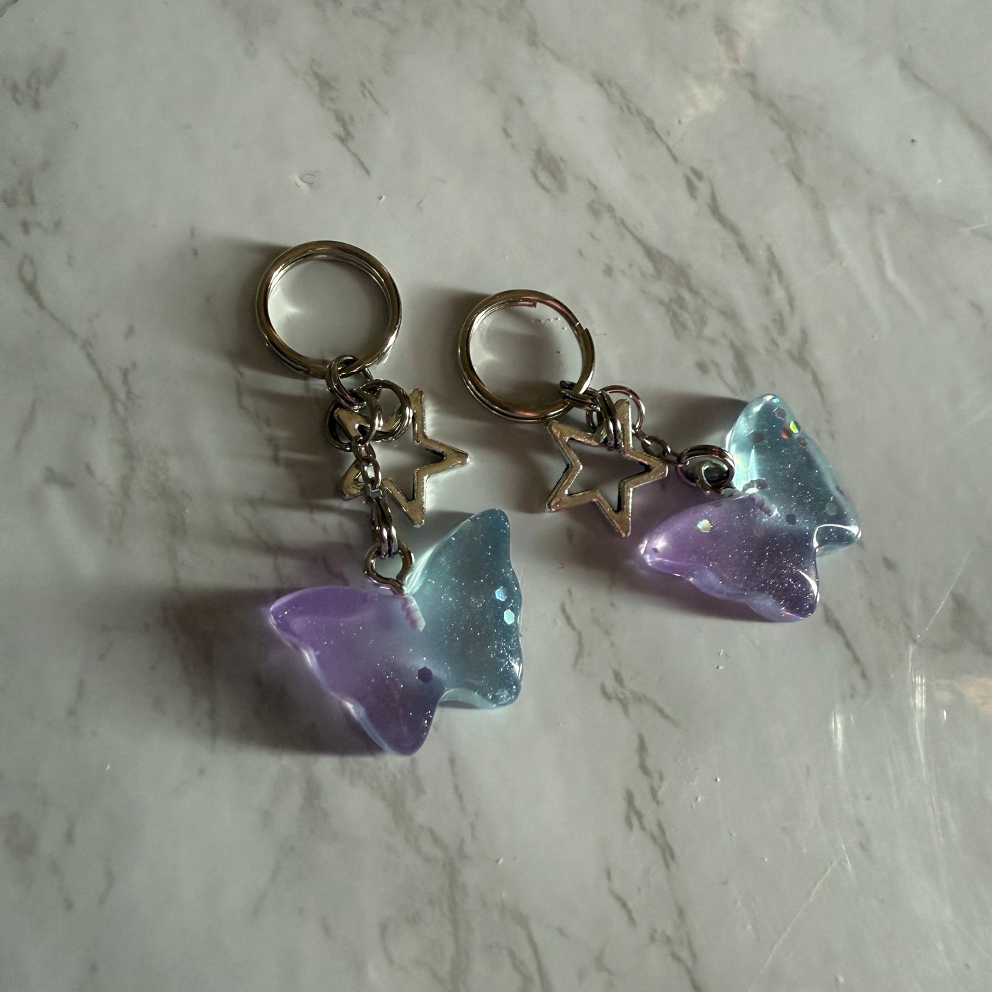 ‘Butterfly’ Heel Charms (Blue/Purple) - Limited Edition