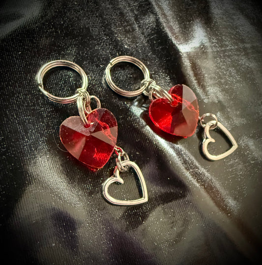 ‘Morticia’ Bleeding Heart Heel Charms