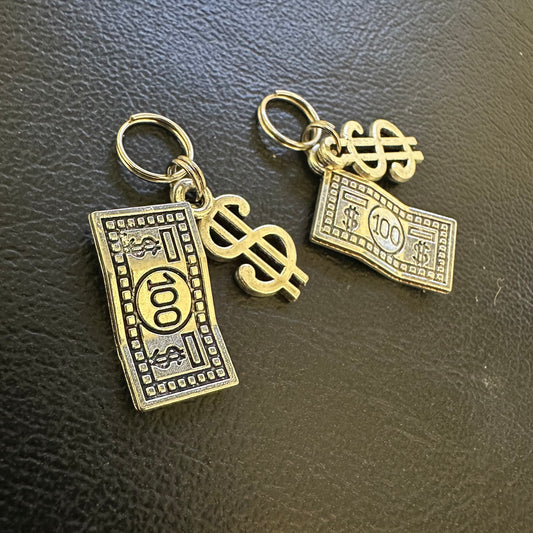 ‘Hu$tler’ Heel Charms (Dollar Sign/Dollar Bill)