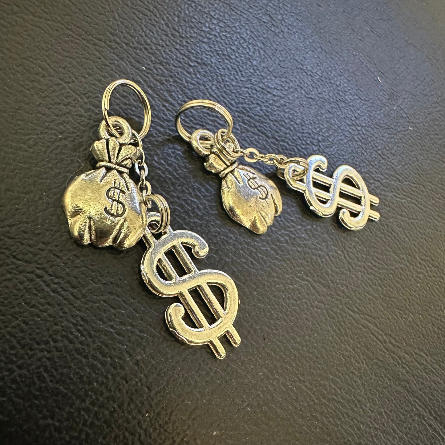 ‘Hu$tler’ Heel Charms (Money Bag/Dollar Sign)