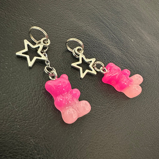 ‘Yummy Gummy’ Heel Charms (Dark Pink/Baby Pink)