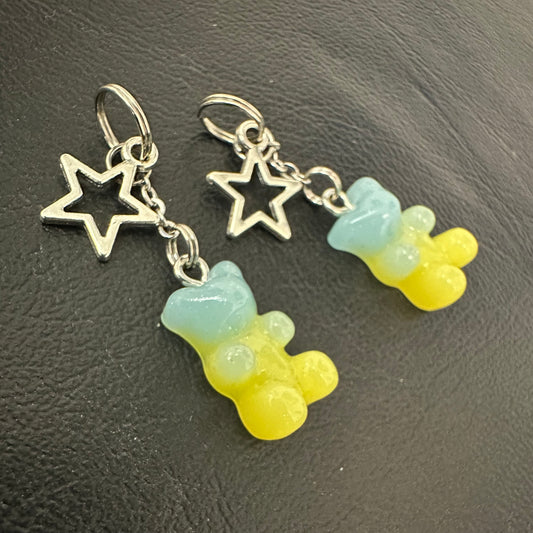 ‘Yummy Gummy’ Heel Charms (Baby Blue/Yellow)
