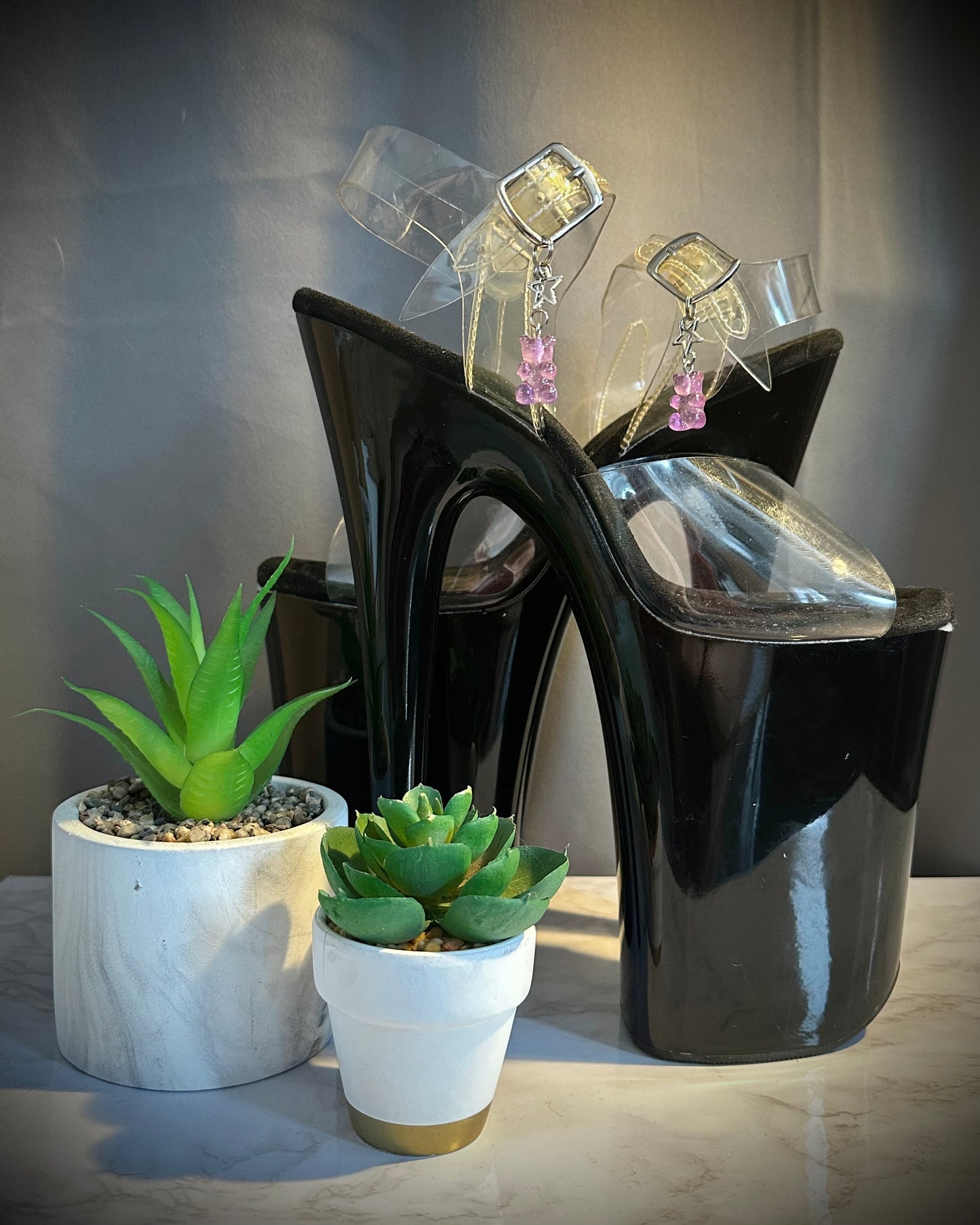 ‘Yummy Gummy’ Heel Charms (Ice Blue)